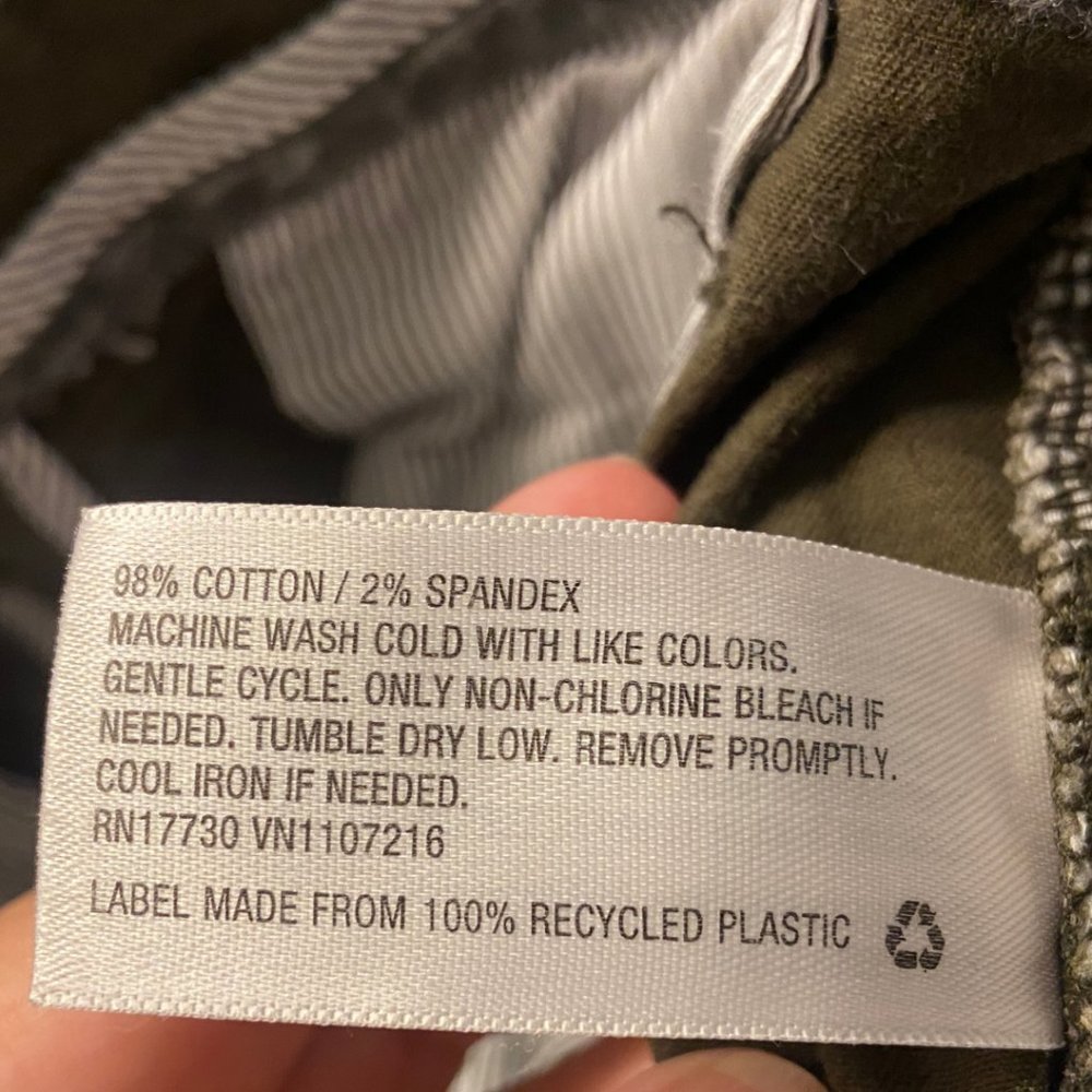 Goodfellow & Co. brown Hennepin Chino taper ankle midrise pants sz 38 x 27 - Picture 4 of 8